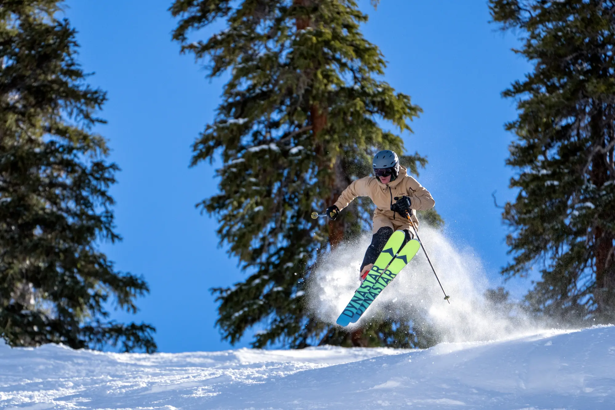 testing all-mountain skis
