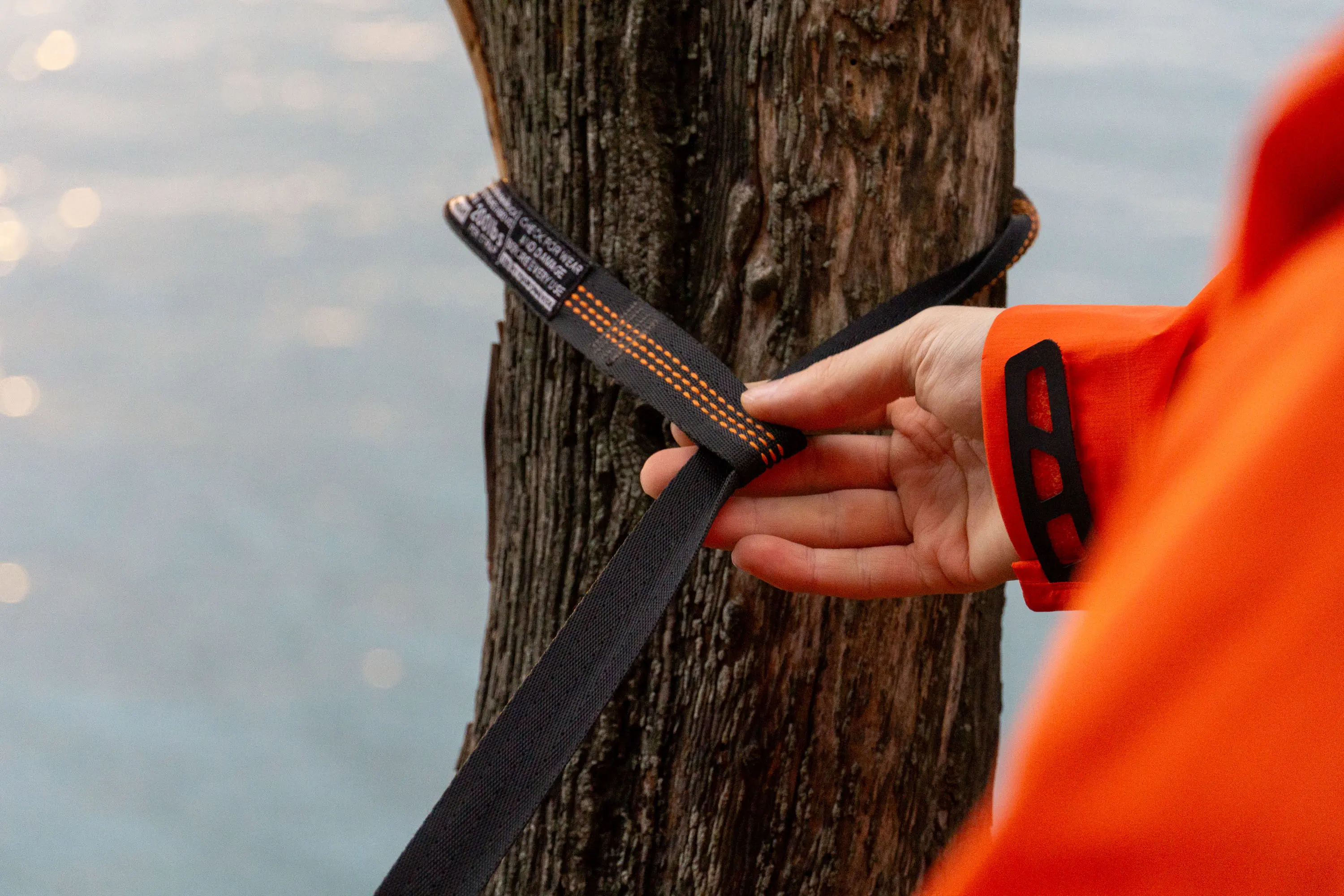 ENO Hammock Strap Threading