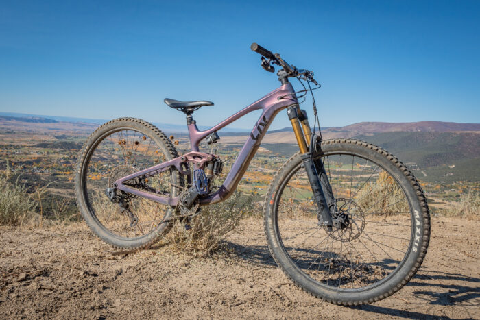 Portrait of the Liv Intrigue LT Advanced Pro 0 mountain bike for women; (photo/Eric Phillips)