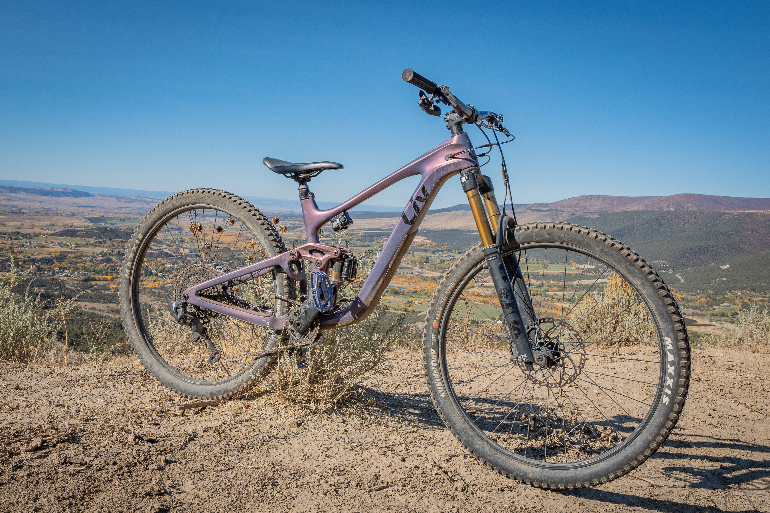 Portrait of the Liv Intrigue LT Advanced Pro 0 mountain bike for women; (photo/Eric Phillips)