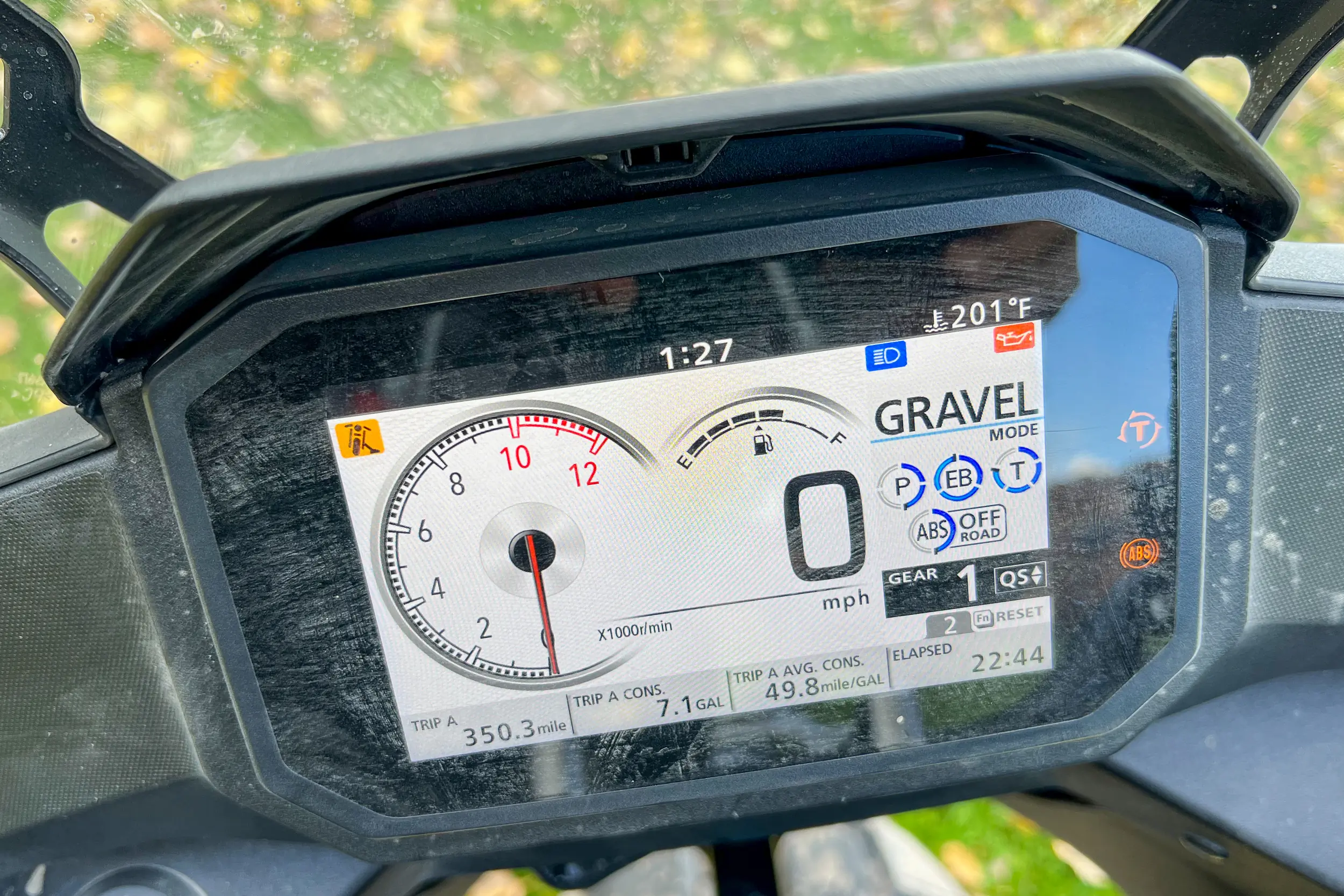 2024 Honda Transalp 750 display