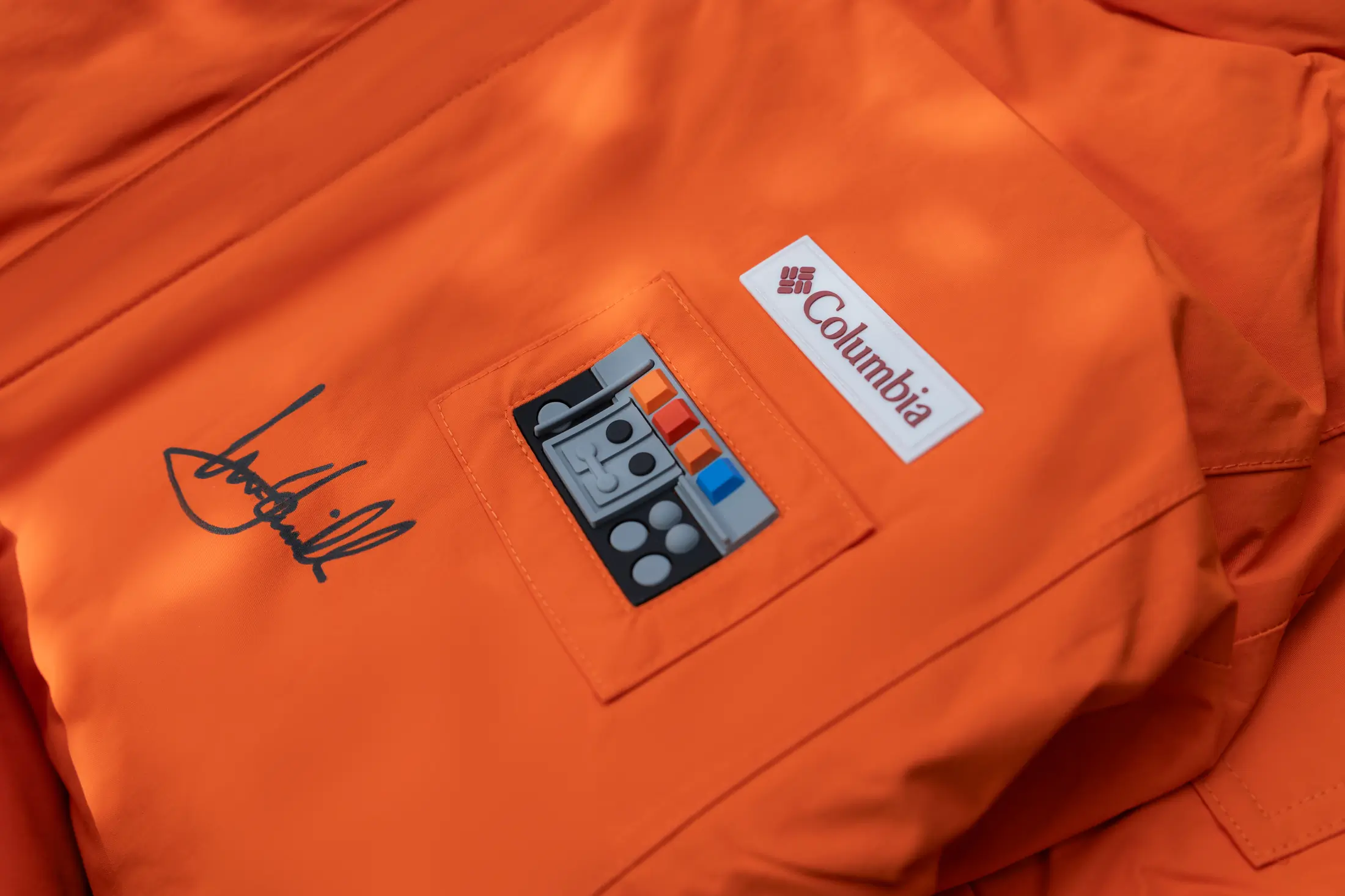 Mark Hamill signed Columbia ski suit