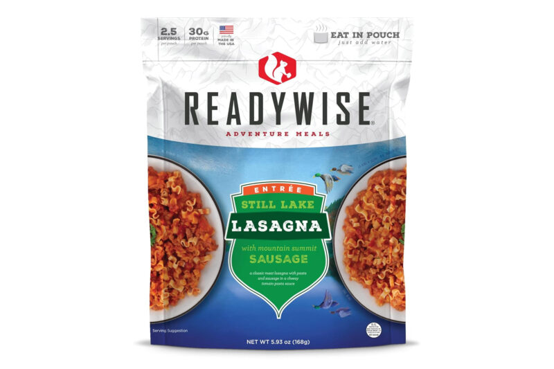 Readywise Still Lake Lasagna With Sausage