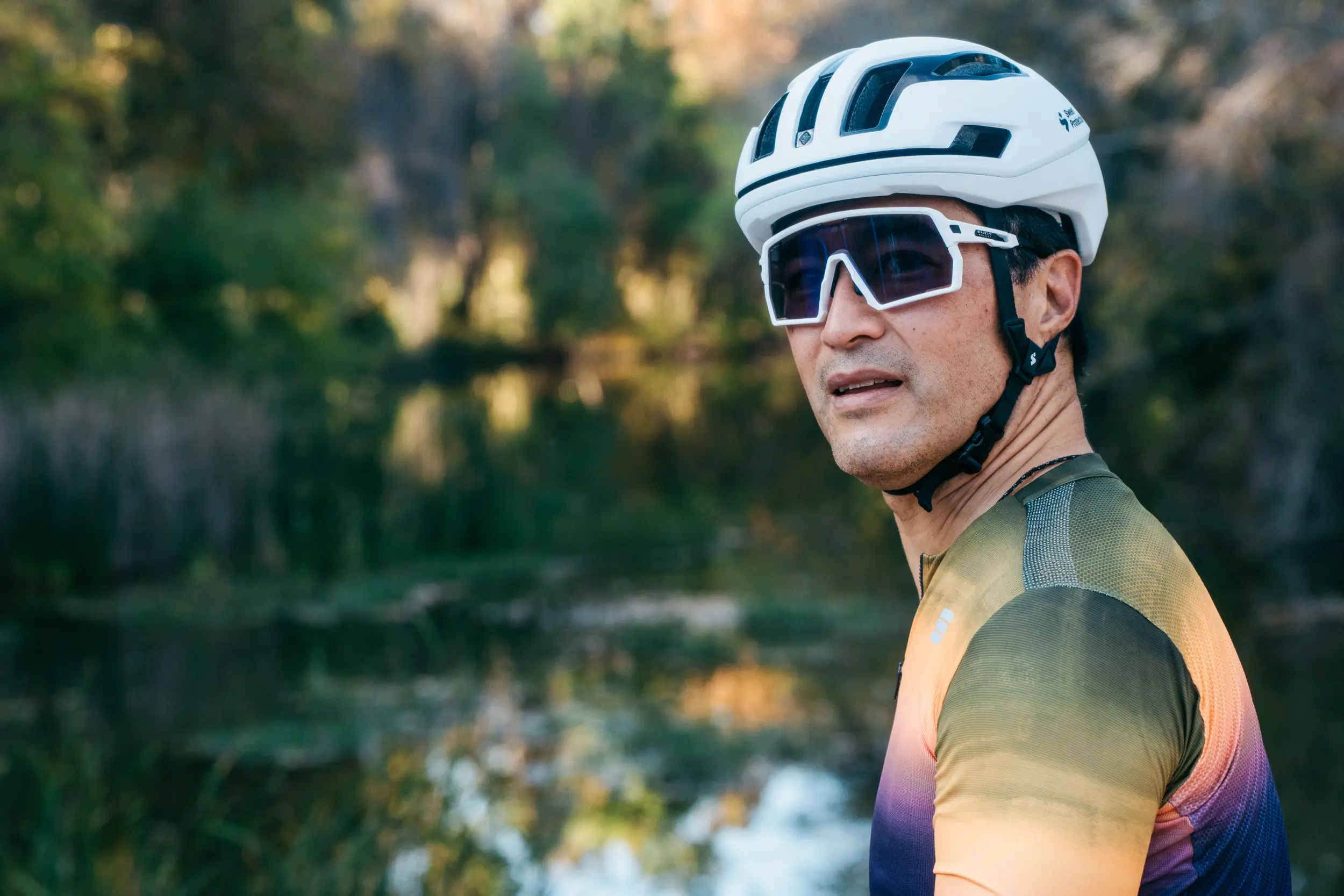 Rudy Project Kelion cycling sunglasses on GearJunkie cycling erditor Seiji Ishii