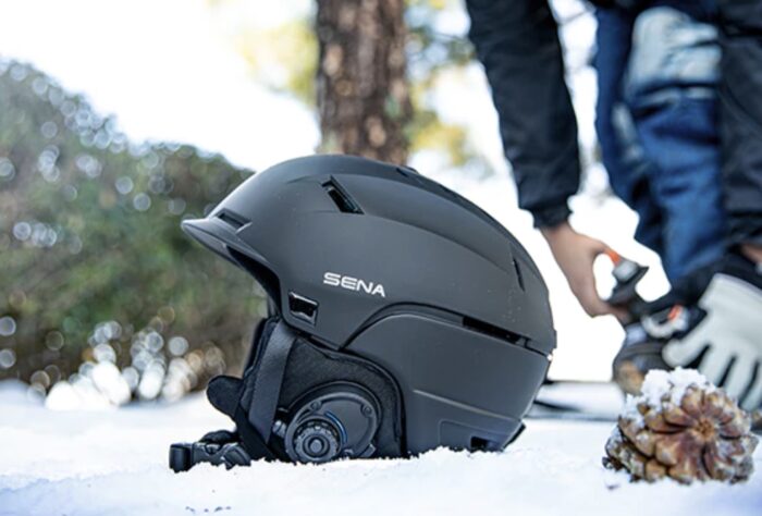 Sena Comms Snow Helmet; (photo/Sena)