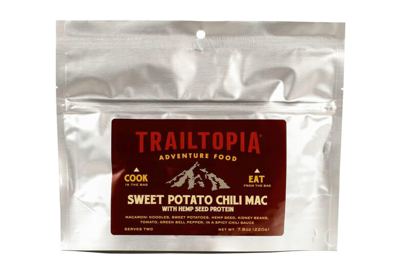 Trailtopia Sweet Potato Chili Mac With Hemp Seed Protein