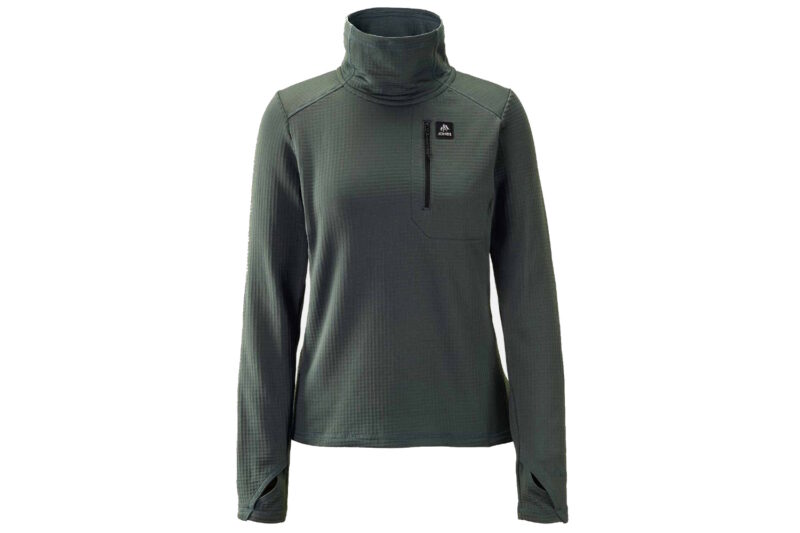 Jones Snowboards Women’s Flagship Recycled Grid Fleece Pullover