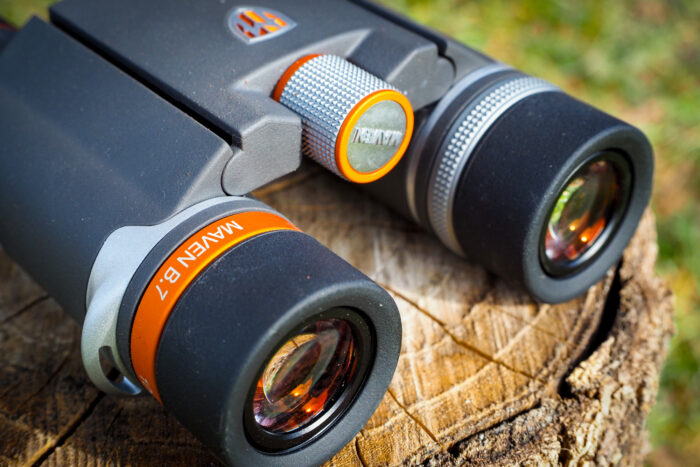 Maven B.7 binoculars close up