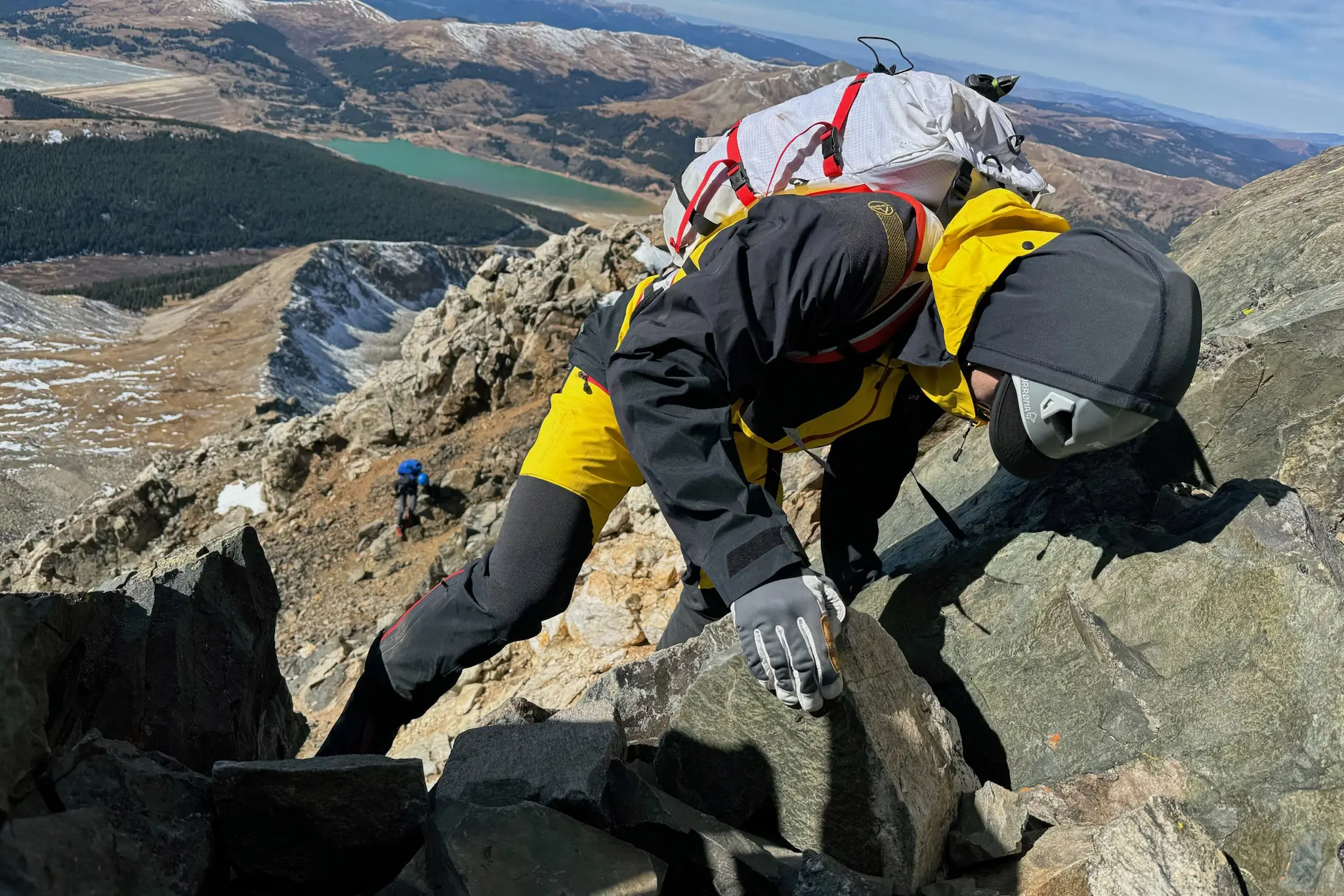 mountaineering with the Hestra Ergo Active Gloves