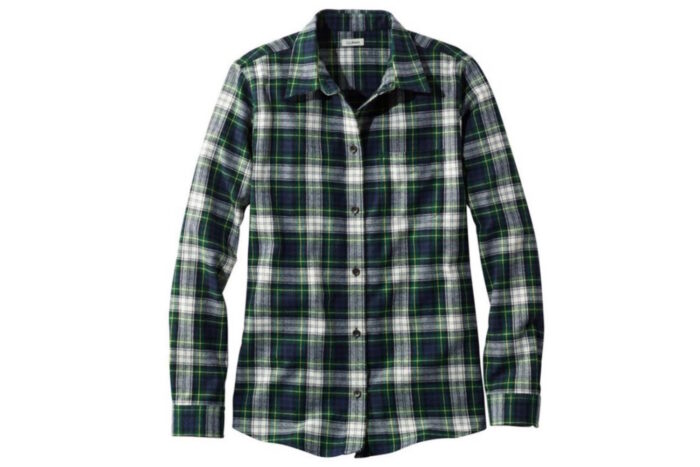 Women's Scotch Plaid Flannel Shirt