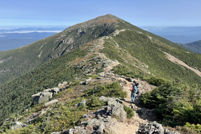 Franconia Ridge in the White Mountains National Forest of New Hampshire;