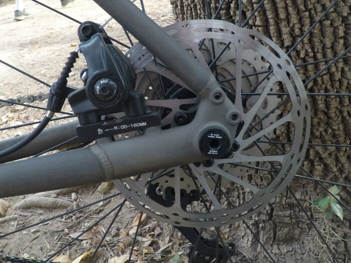 State Bicycle Co. branded mechanical rear disc brake