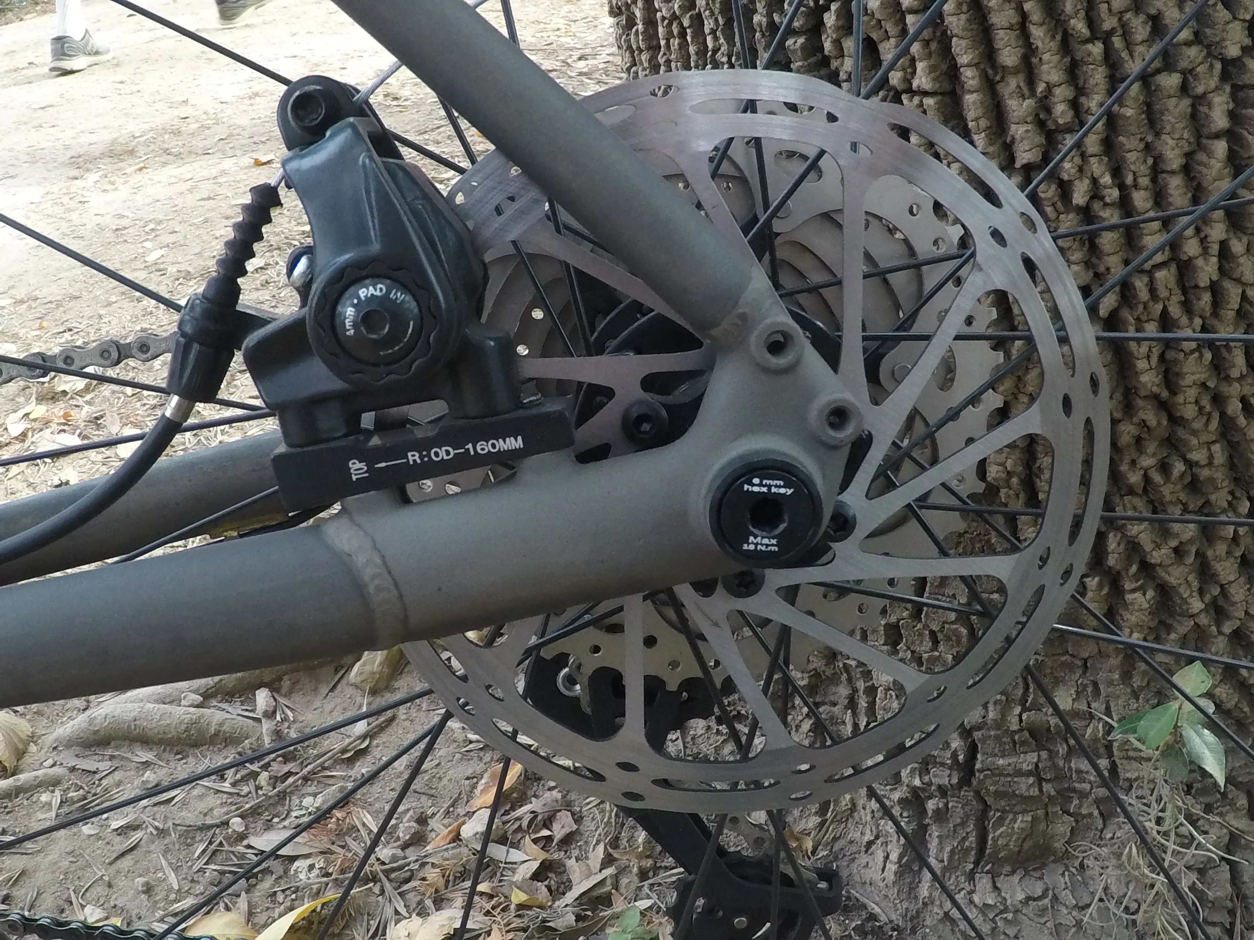 State Bicycle Co. branded mechanical rear disc brake