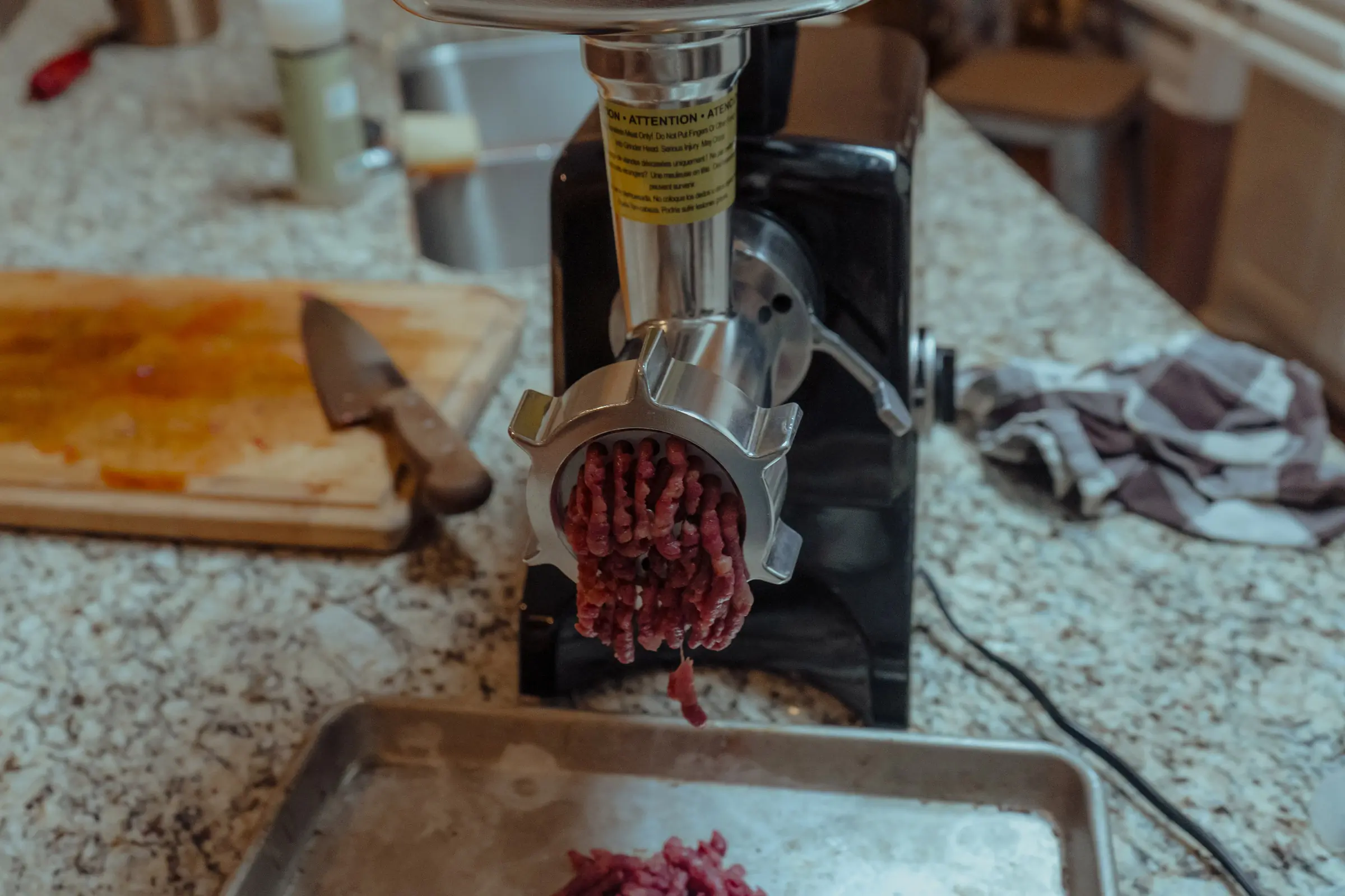 Game Winner Number 12 grinding meat