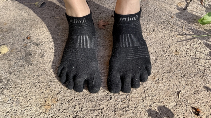 injinji Run Lightweight No‑Show Socks