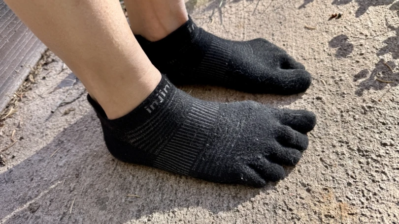 injinji Run Lightweight No‑Show Socks