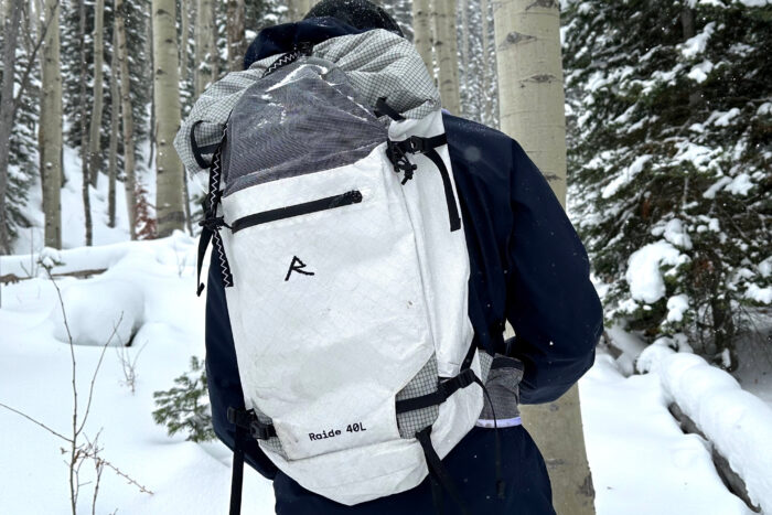 Raide Research LF 40L backcountry ski pack