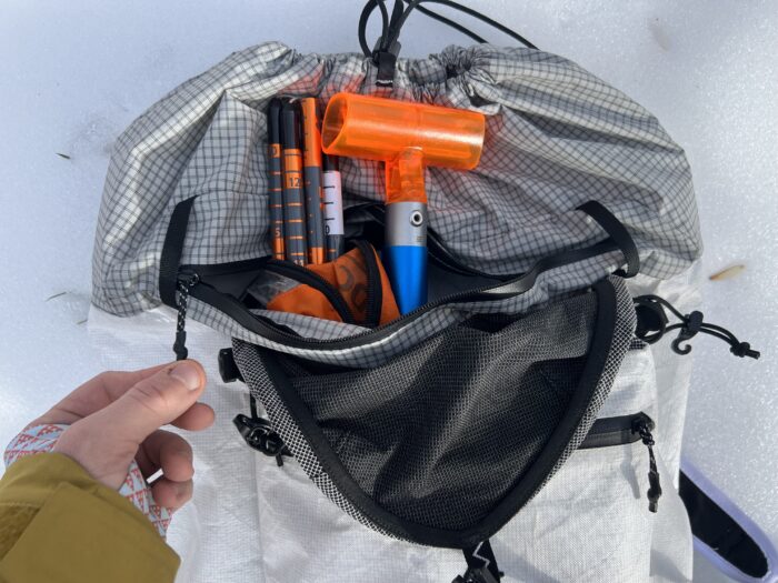 Raide Research LF 40L backcountry ski pack