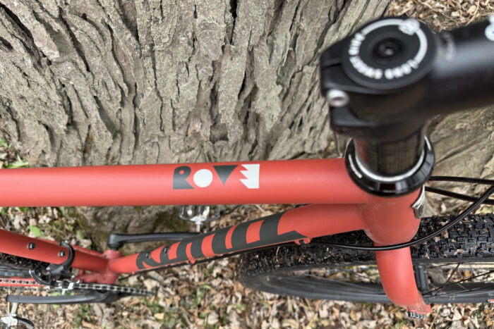 Kona Rove gravel bike front triangle