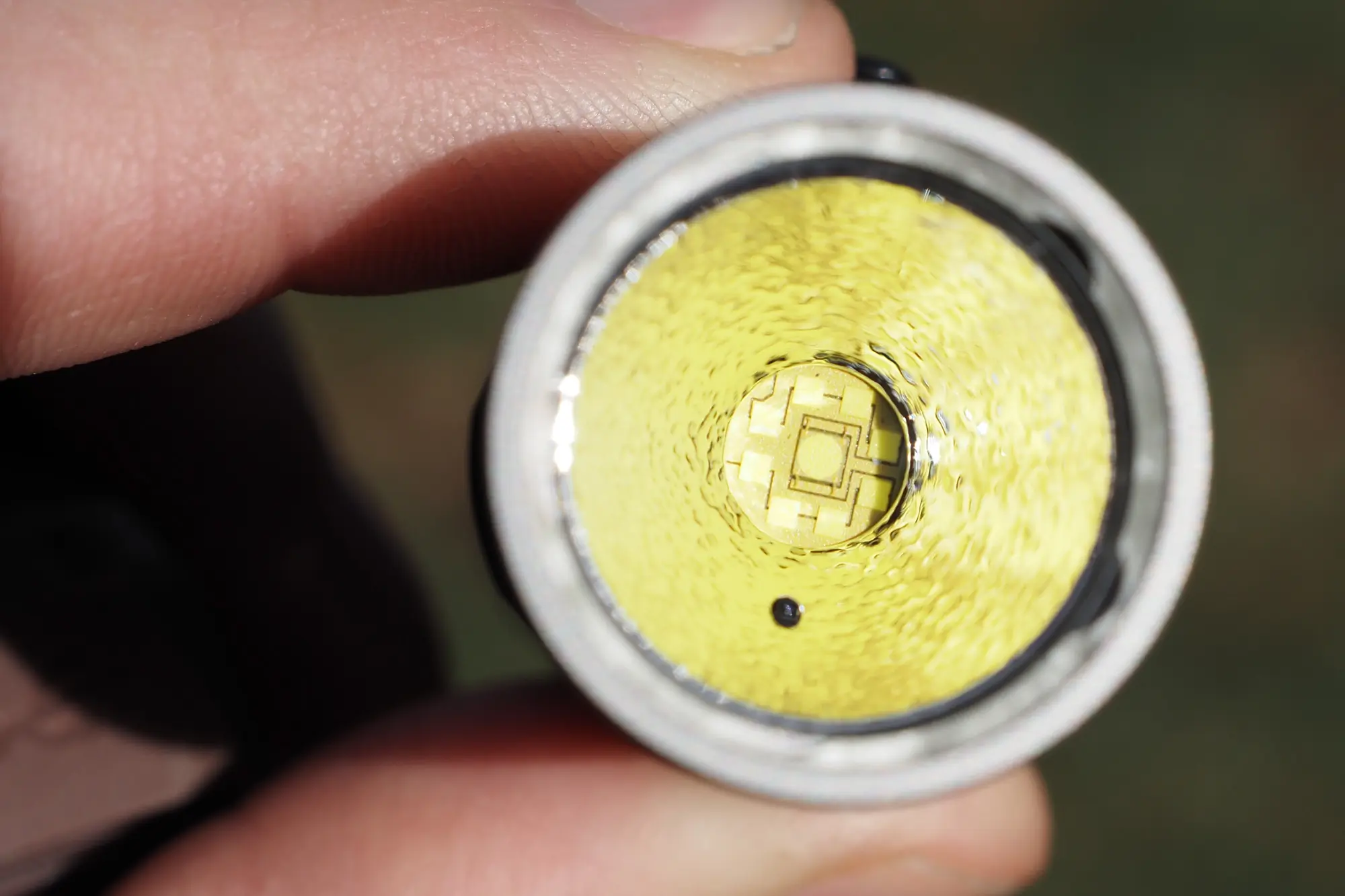 Nitecore EDC33 LEDs and orange peel reflector