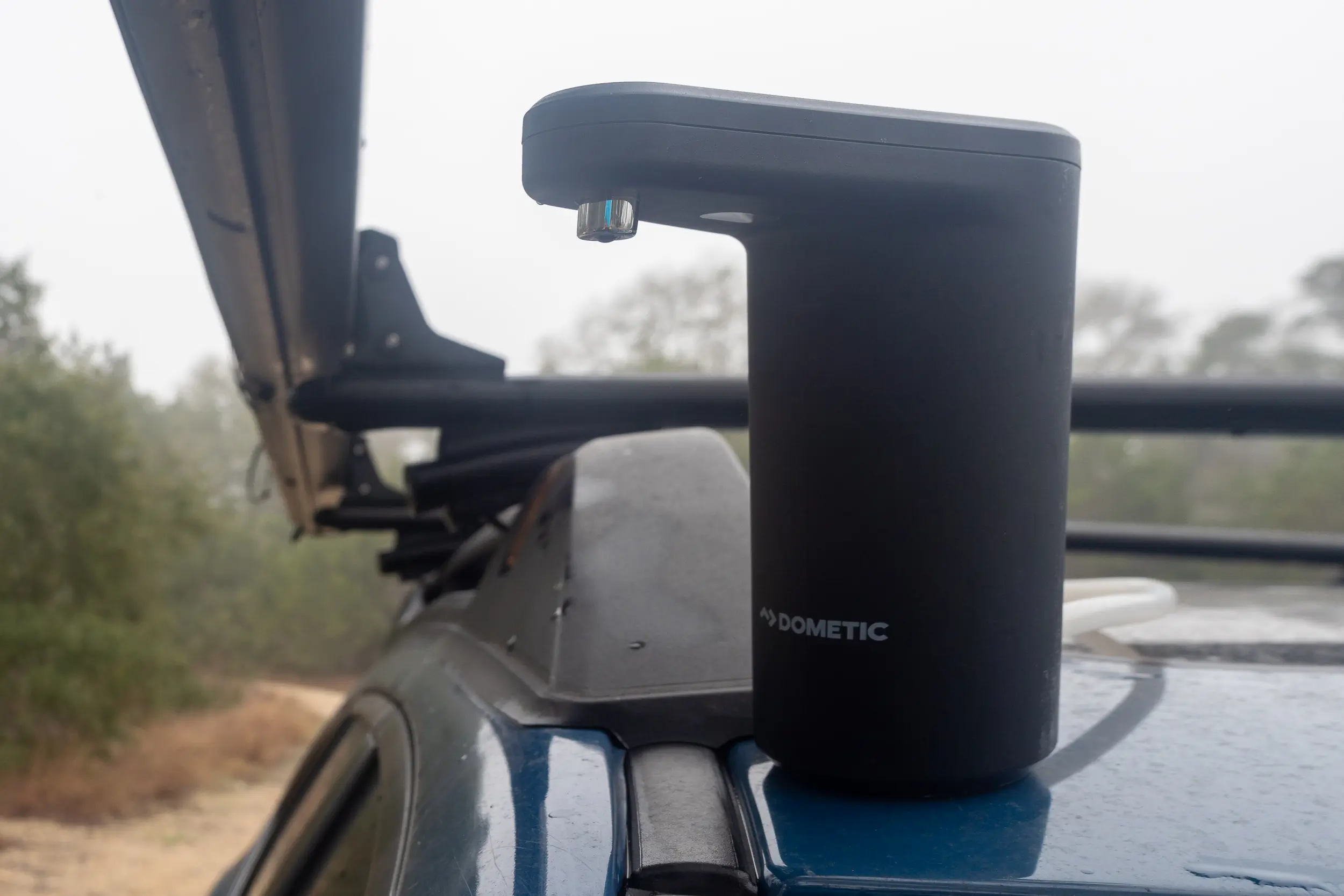 Dometic GO Hydration Water Faucet on car exterior