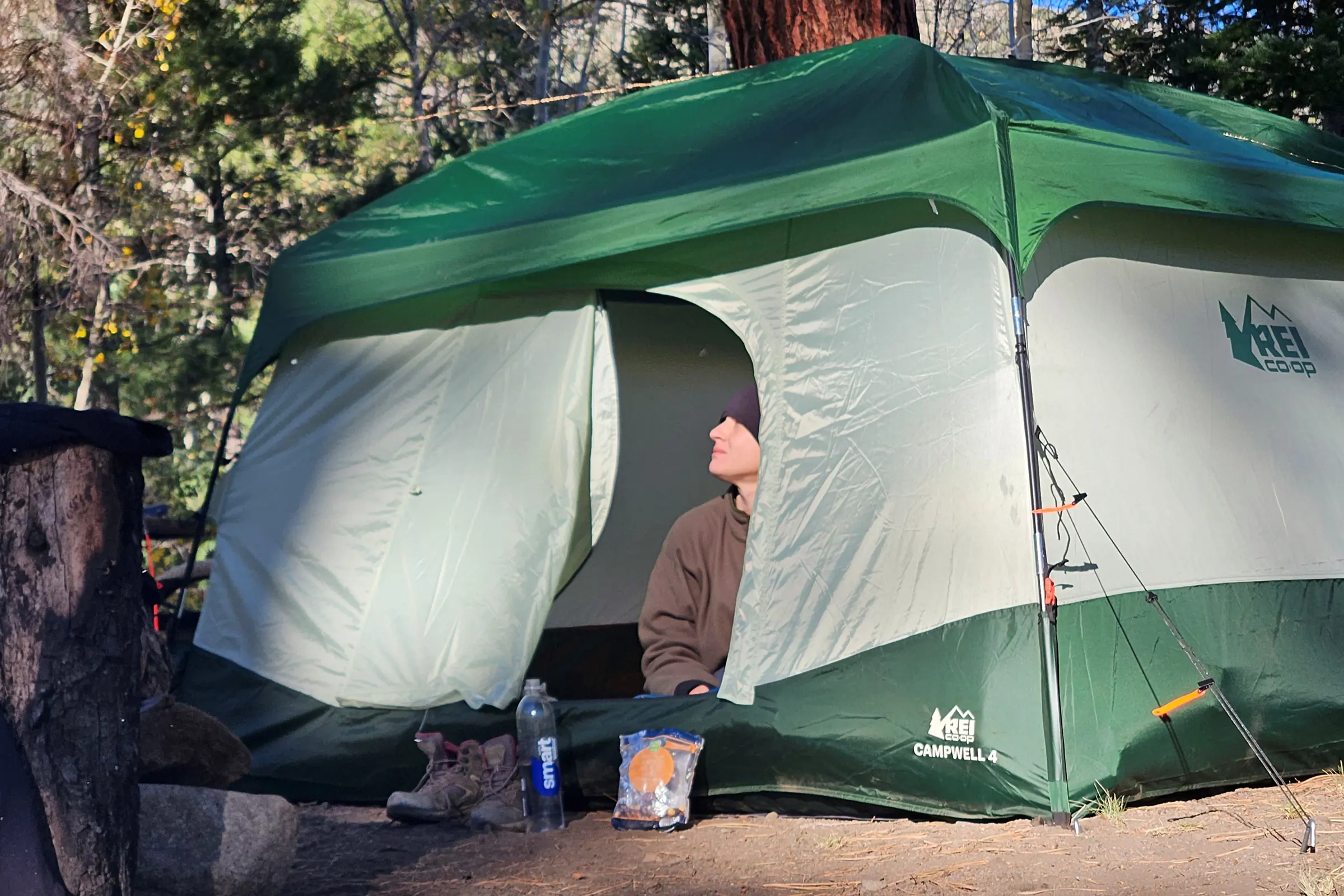 REI Campwell 4 on the outdoors
