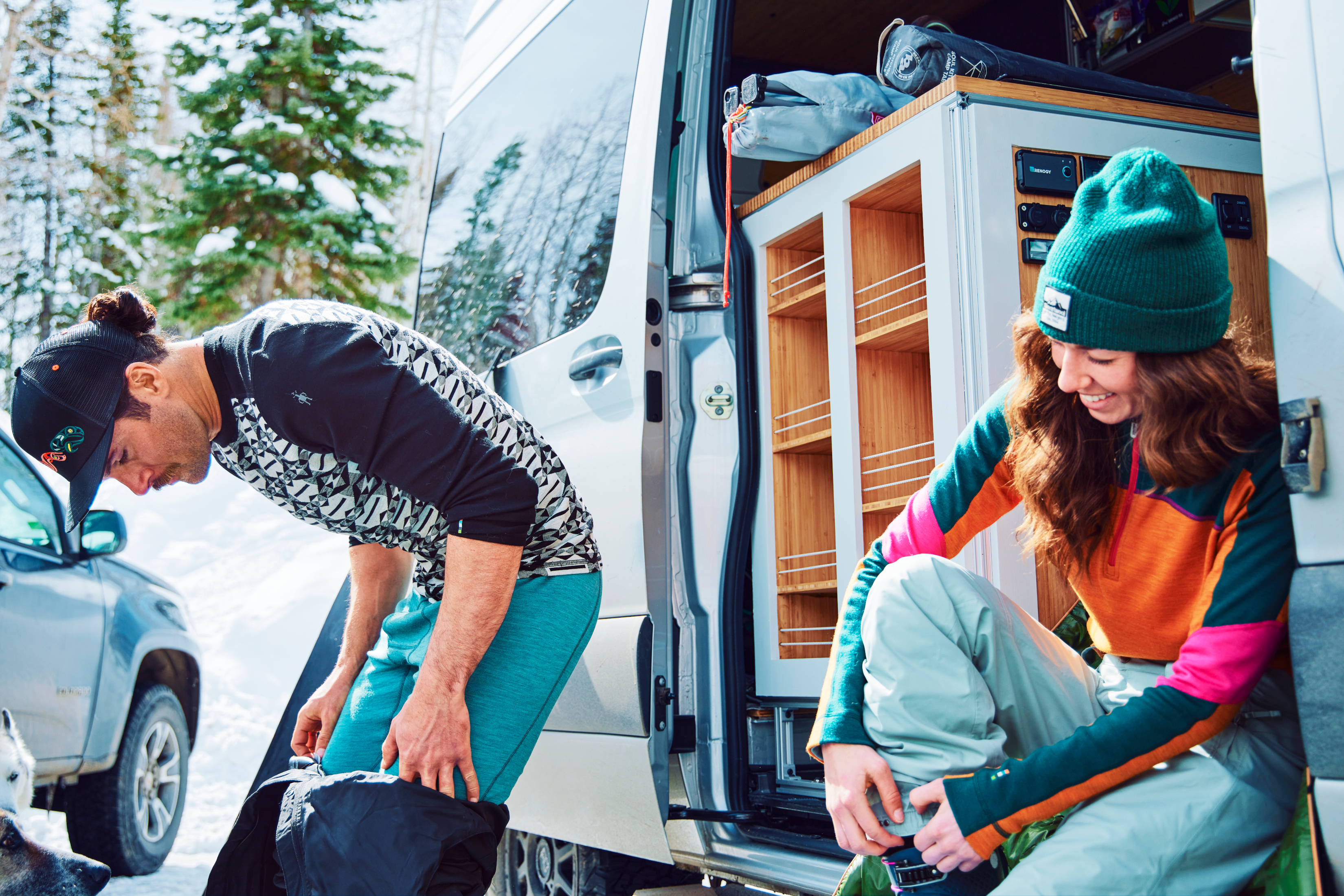 Smartwool couple baselayers by van