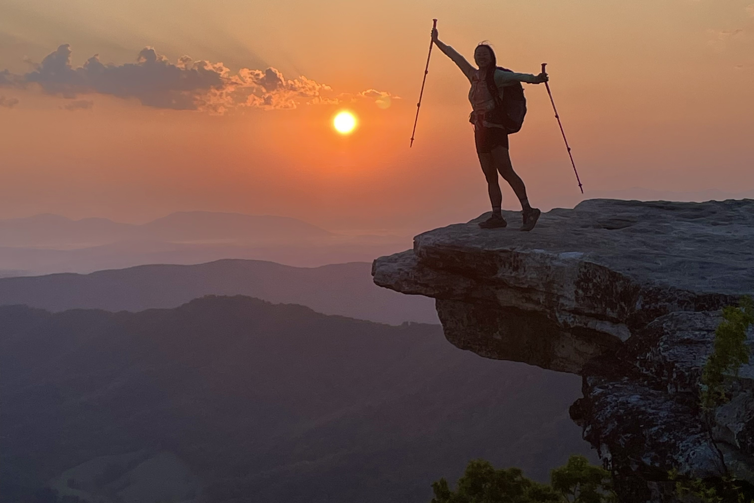 Sunrise at McAfee Knob