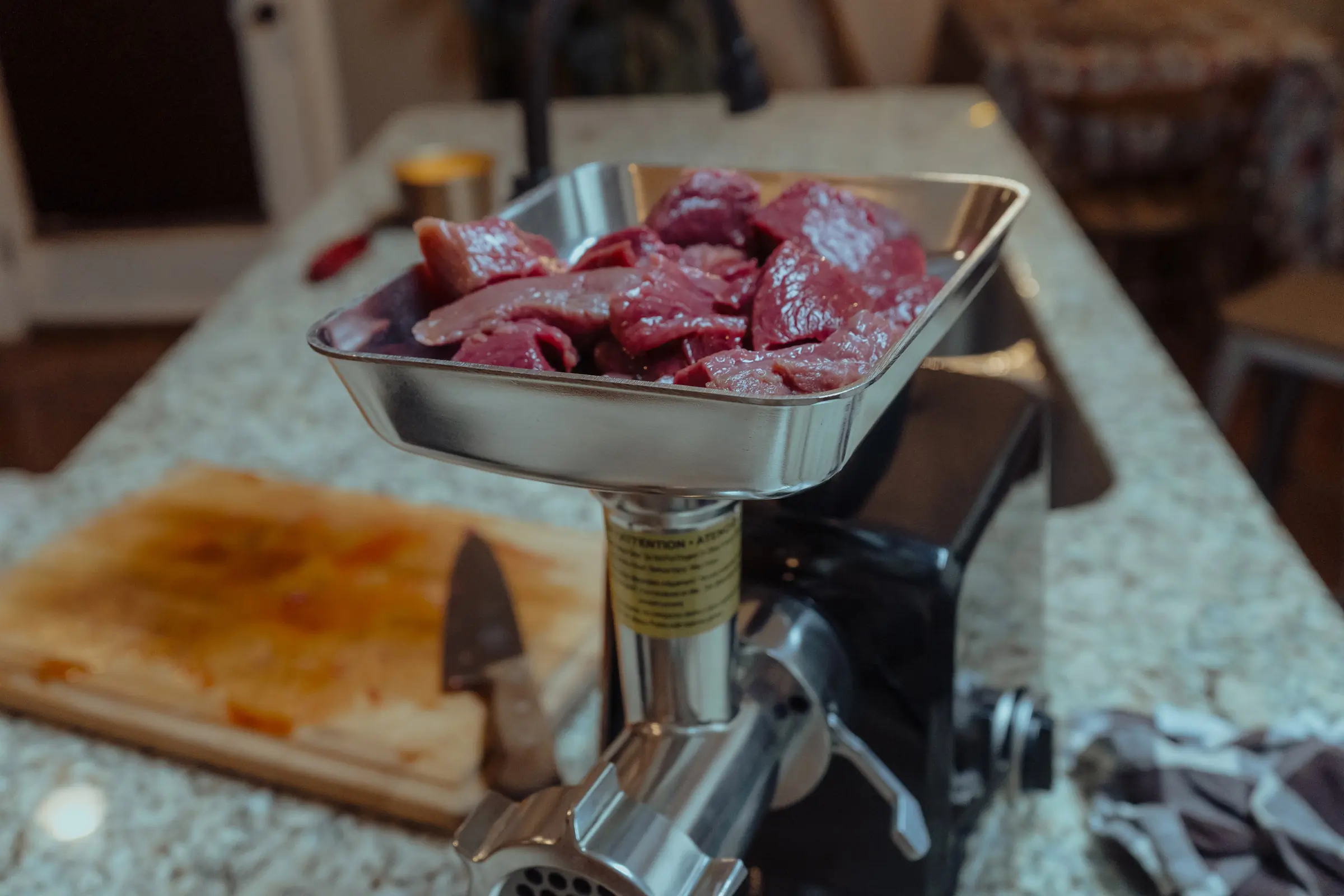 Testing the Game Winner Number 12 Meat Grinder