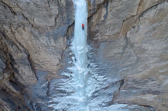 christmas tree ice climbing
