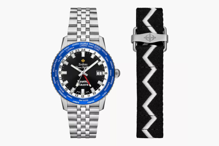 Zodiac x Rowing Blazers Super Sea Wolf GMT World time watch 