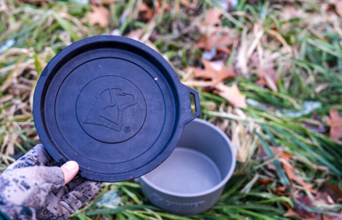 gunner dog bowl punchseal lid