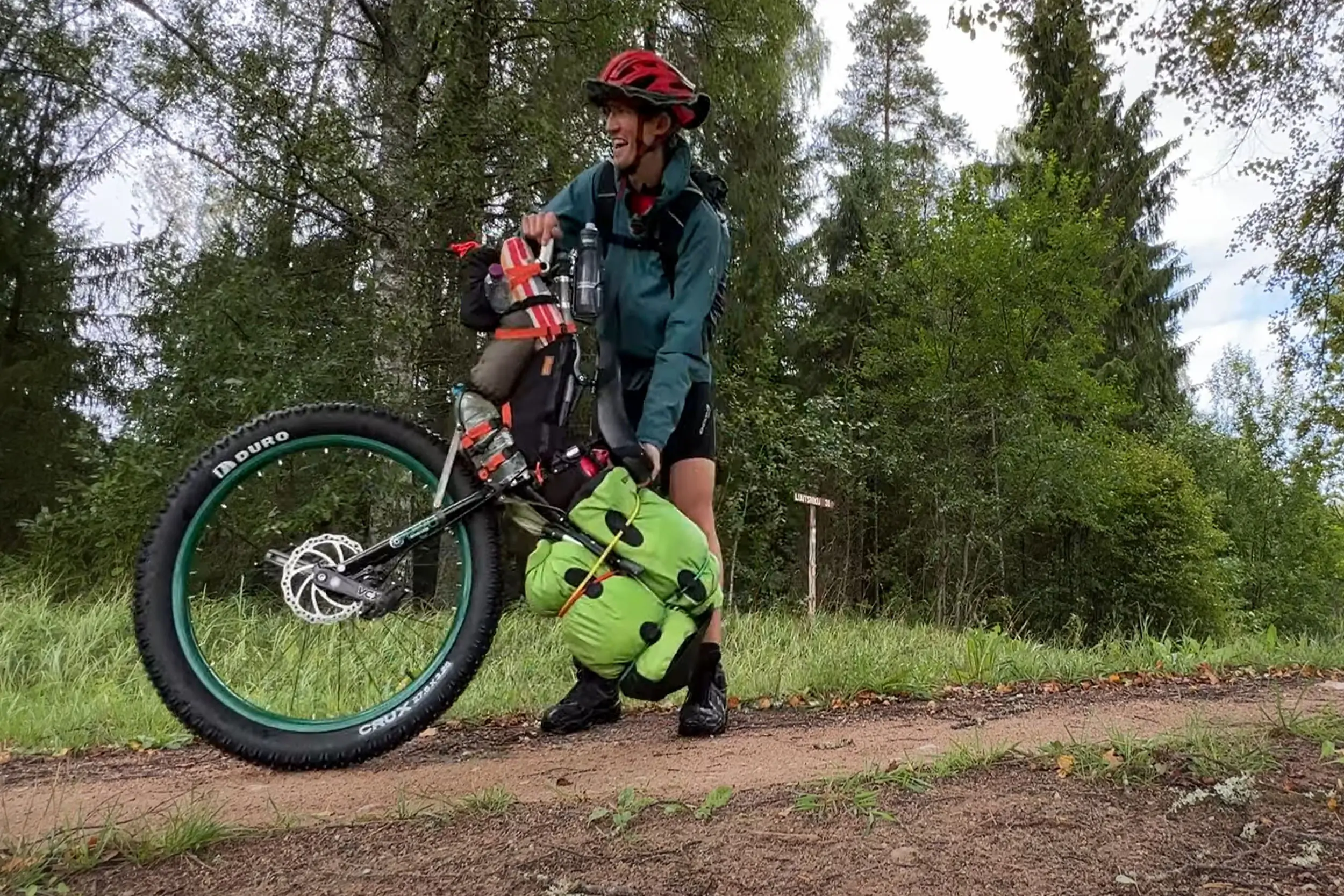 Watch This Dude Bikepack Across Latvia — On a Unicycle!