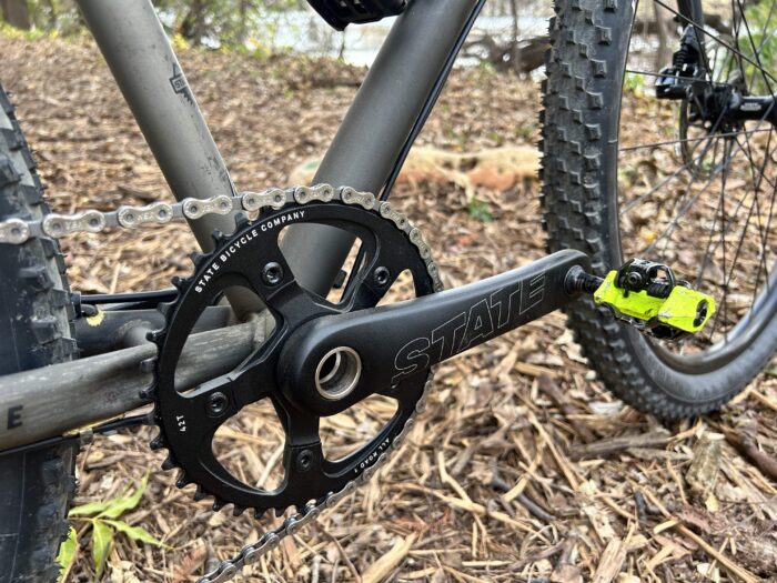 State 4130 All-Road branded chainring and crank