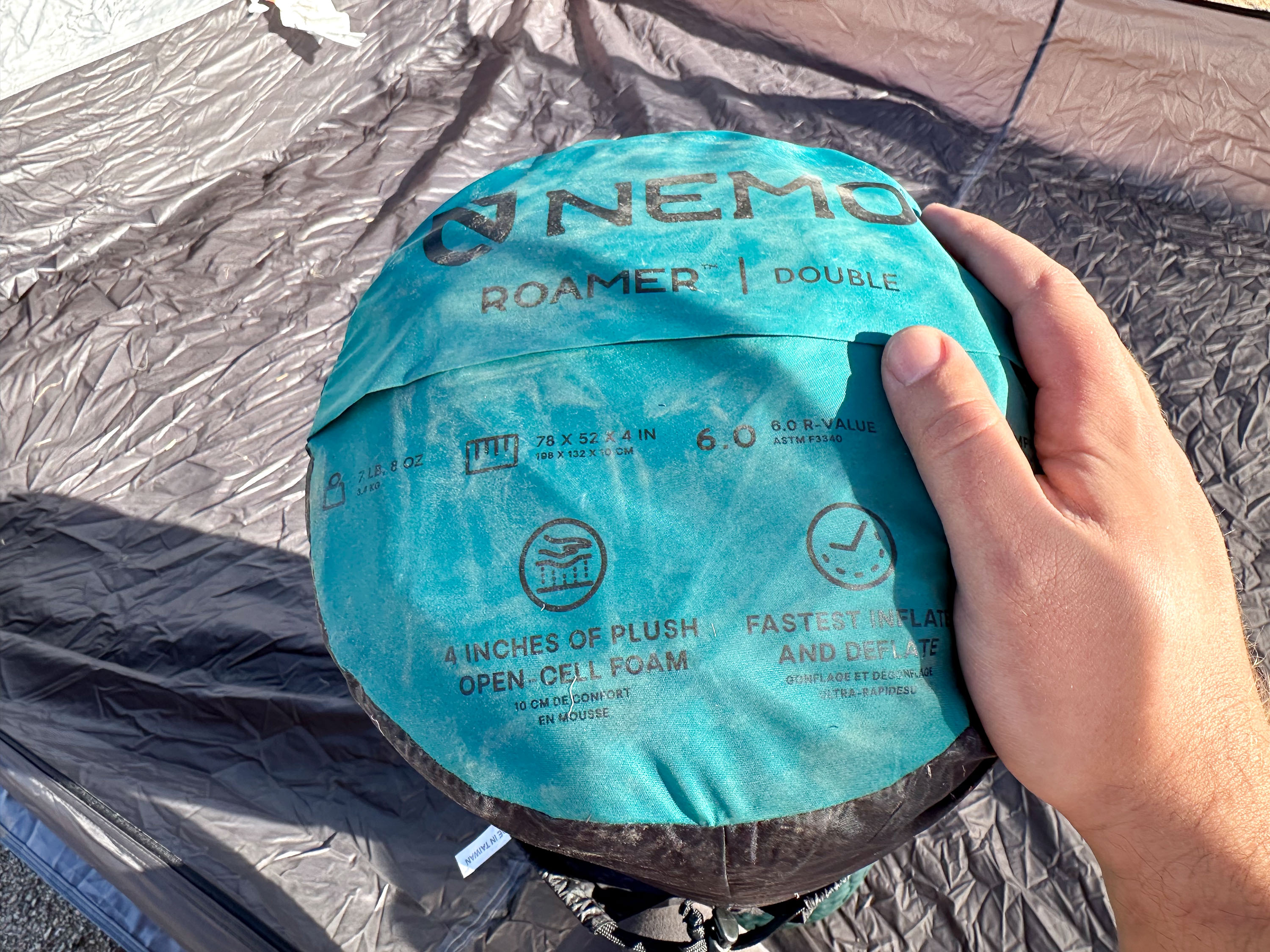 NEMO Roamer Double Packed Size