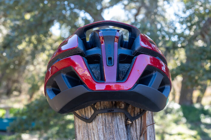 Lazer M1 KinetiCore rear view