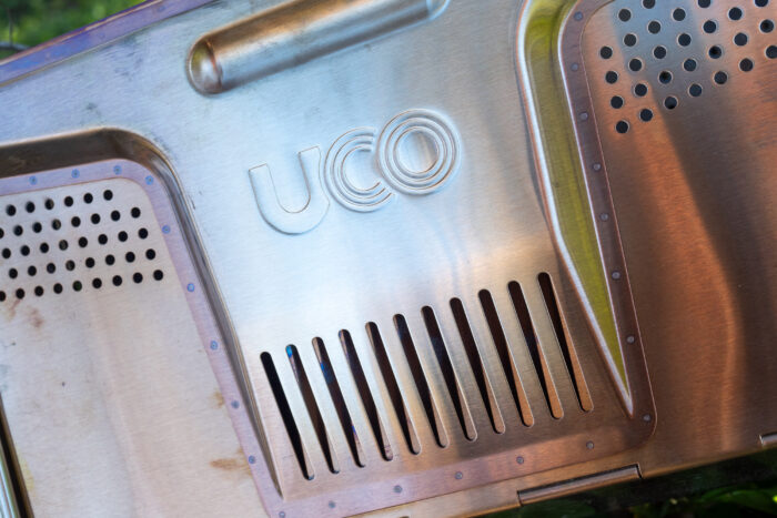 UCO Flatpack Smokeless Firepit and Grill double wall detail