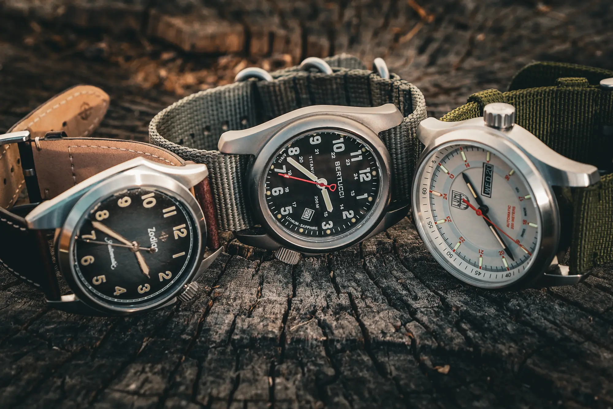 Three of the best field watches