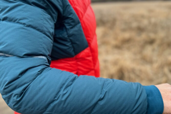 Supercouloir 1000 Down jacket sleeves