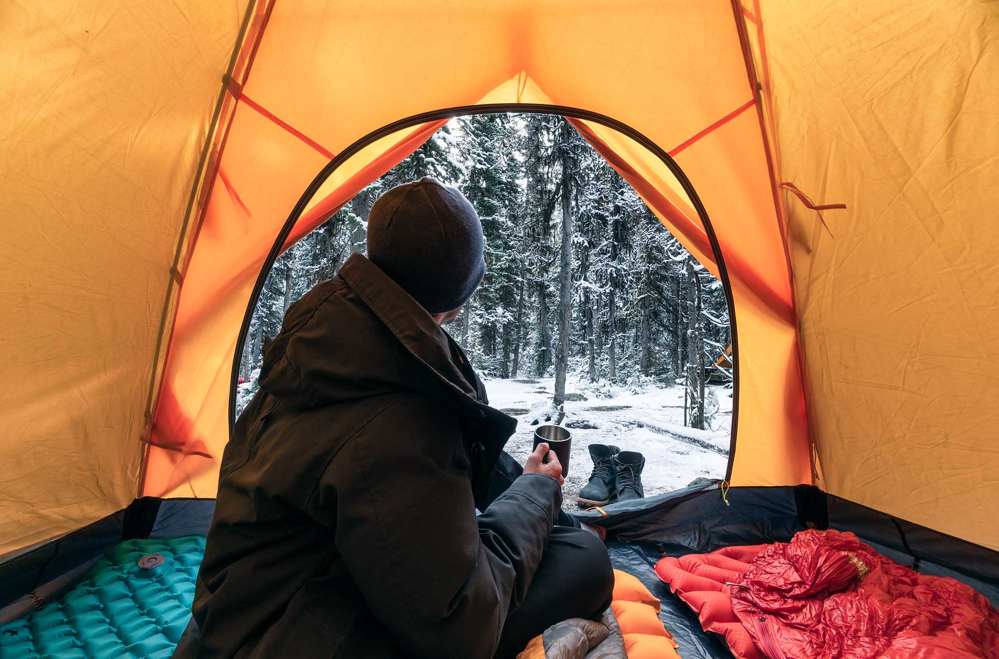 winter camping