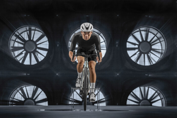 The Propero 4 helmet in the Specialized Win Tunnel