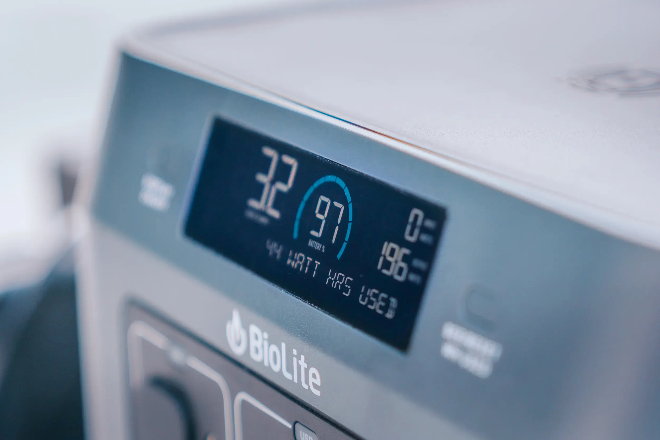 BioLite BaseCharge 600 display panel