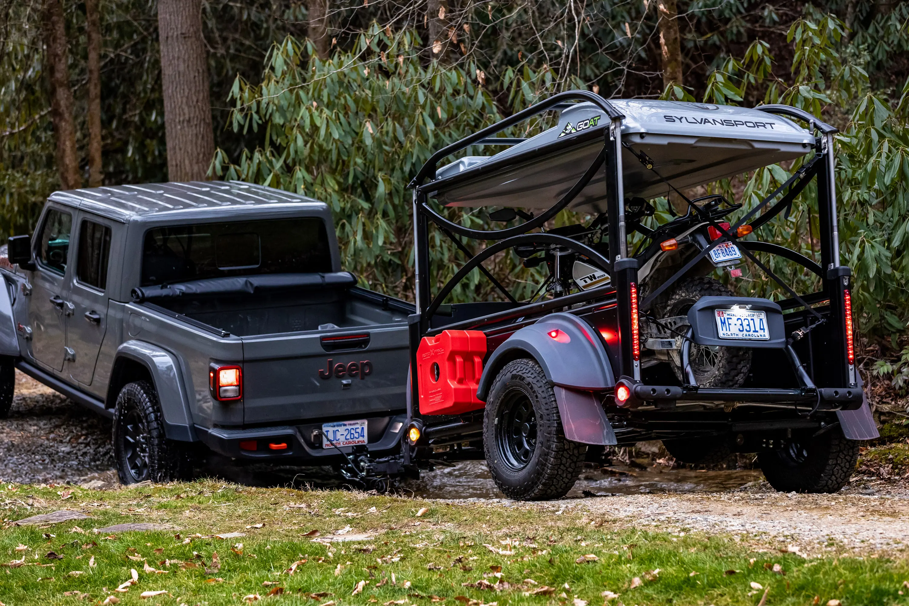 Haul Big Toys and Sleep 4 in Lightweight Off-Road Trailer: SylvanSport GOAT