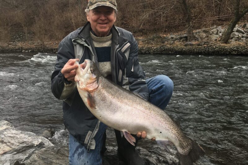 After ‘A Very Long Fight,’ Retiree Reels in Record Rainbow Trout for Maryland