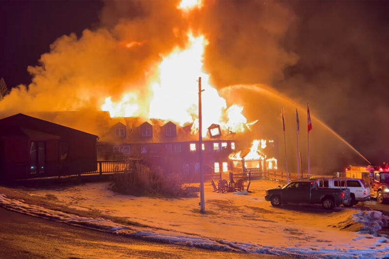 ‘Nothing Left but Ash and Rubble’: Police Launch Investigation After Fire Destroys Lutsen Lodge