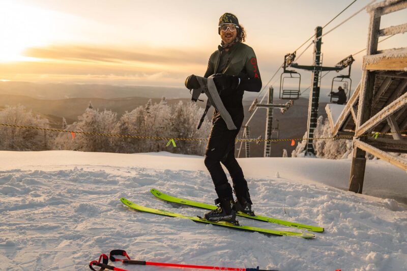 Man Skis 378,024 Feet Uphill, Breaking Record Vert in a Month