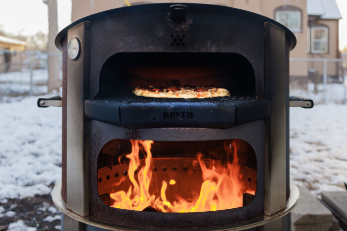 breeo live fire pizza oven