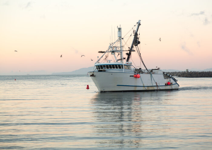 Fishing Vessel off the coast of California