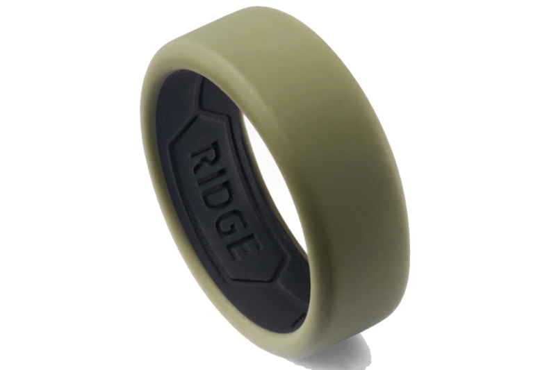 Ridge Silicone Ring Set