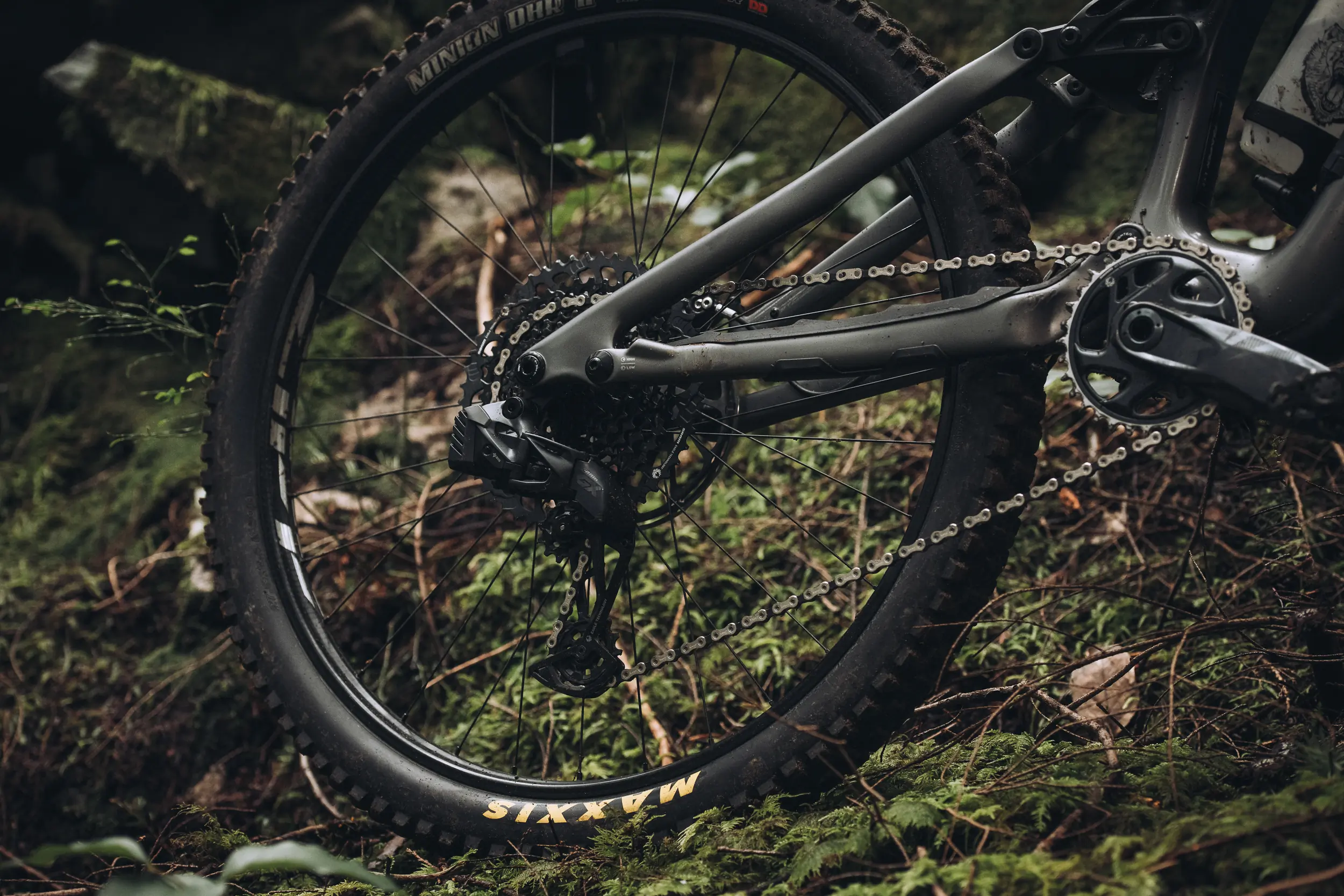 SRAM Eagle GX AXS drivetrain in action